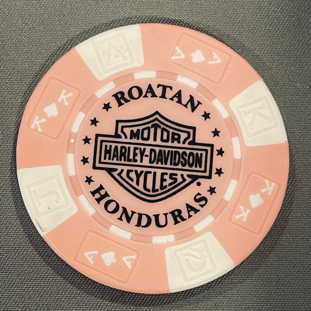 Harley-Davidson Poker Chip Roatan Honduras